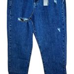 Tractr “High Rise Weekender” Distressed Jeans – Women’s Size 2/26 Blue Photo 0