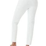 Spanx NWT On-the-Go Ankle Slim Straight Pants Classic White Photo 3