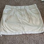 The North Face tan cargo scrunch skirt size 10 Photo 0