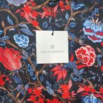 Chloé New Chloe Kristyn Fallon Floral Blue Ref Wrap Mini Dress sz S Photo 8