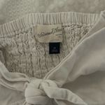 Universal Threads Universal White Crop Top Thread Linen Photo 1