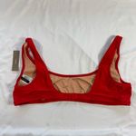 J.Crew NWT Heritage Scoop Neck Bikini Top Size XXL Red Retro Swim Beach Classic Photo 3