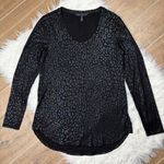 White House | Black Market black leopard foil top Photo 1