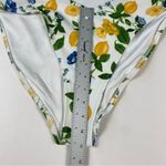 Old Navy Bikini Swim Bottoms Women XXL White Lemons Floral Beach Swimsuit Photo 2