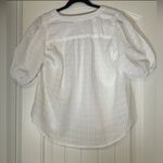 Westbound Nurture by  Women’s White Shirt Sleeve Blouse, V-neck, size S Photo 2