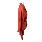 Anthropologie Guinevere Cardigan Sweater Small Burnt Orange Cashmere Boho Earthy Photo 4