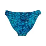 Gideon Oberson Blue Marble Cheeky Bikini Bottoms – High Leg Swim Briefs Size 6 Photo 2