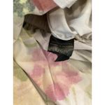 Natori  Takeda Sleeveless cotton white floral Halter Midi Dress L Photo 6