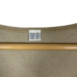 VINTAGE Women’s Metallic Sparkle Ring Front Tunic Blouse in Gold Size 12 Photo 3