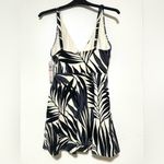 Anne cole NWT  Palm Chic Surplice Twist Skirted Swimdress 10 Photo 4