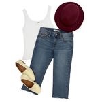 Kut From The Kloth  Distressed Cropped Raw Hem Jeans Medium Wash Stretch 6 in EUC Photo 11