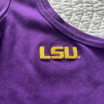 Hype & Vice purple lsu one shoulder long sleeve Photo 1