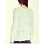 Free People  Shag Crewneck Sky Blue Sweater Photo 5
