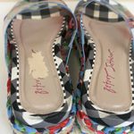 Betsey Johnson Selah Platform Sandals US 5/5.5 approx Floral Transparent Straps Photo 8
