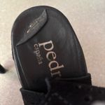 Pedro Garcia Black Suede Preppy Quiet Luxury Goth Whimsigoth Heels 38.5 Size 8 Photo 5