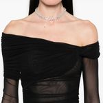 Mugler One Shoulder Mini Dress in Black 42 New Womens Long Sleeve Size undefined Photo 11