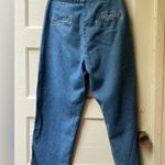 Vintage 90s dazy low rise velcro tab front zip fly blue wash denim jeans small Size 4 Photo 3