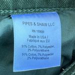 Veronica Beard Carly Kick Flare High Rise Jeans Olive Stone Stretch Size 23 Photo 5