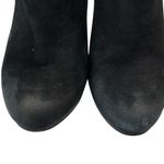 Diane Von Furstenberg DVF Suede Black Women's Heeled platform booties Shoes Size 7 Photo 9