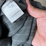 ThatsSoFetch That's So Fetch Women's Gray Pinstripe‎ Flare Pants Tailored Trouser Photo 5