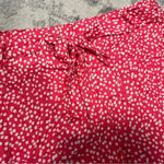Urban Romantics NEW Red & White Polka Dot Belted Skort Size Medium Photo 3