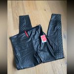 Spanx Large Faux Leather Leggings, Quilted leggings Photo 2