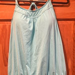 Lands' End  women’s blue tankini Swim top size 6 . Photo 0