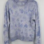 Athleta  Sweatshirt Womens XS Blue Tie‎ Dye Pullover Crewneck Cotton Casual SU21 Photo 0