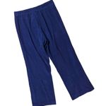 Vtg 1970s Mantessa Navy Blue Cotton Corduroy High Rise Wide Leg Pants 38 16 Photo 1