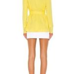 L'Academie Revolve L’academie Yellow Tie Waist The Maggy Blazer Sz.S NWT Photo 3