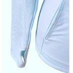 FILA  Sport Light Blue Long Sleeve Hoodie Activewear Pullover Top ~ Women's SMALL Photo 3