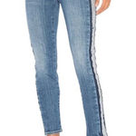 7 For All Mankind Roxanne Ankle Fray Jeans in Bright Houston Size 28 Photo 0