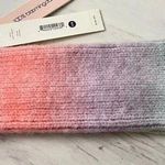 AQUA Rainbow Headband Multi Color Knitted Ribs One Size O/S Space Dye Photo 0