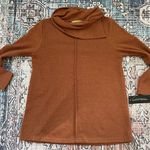 Trisha Tyler NWT Rust Orange Brown Cowl Neck Sweater Petite Small Size undefined Photo 8