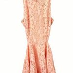 NBD Revolve Coral Pink Cutout Lace Sleeveless A-Line Mini Dress Size Small Photo 0