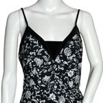 Adelyn Rae Dress Womens Small Black White Floral Mesh Dark Floral Whimsygoth Photo 4