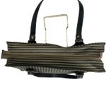 Ladies Large Tote Bag Purse ~ Khaki Green Tan & Black Stripe ~ Shopping HandBag Photo 6