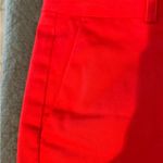 Michael Kors Basics Red Pants with Gold Accents Size 4 Photo 3
