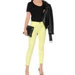 Current/Elliott Stiletto Skinny Jeans women’s 27 light yellow cropped denim Photo 4