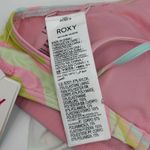 Roxy  Bikini Top Size Medium Tropics Hype Crop Top NWT Pastel Swirl Swim Beach Photo 14