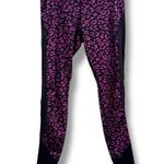 Lululemon  Drop It Like It's Hot Tights in Mini Cherry Cheetah Ultra Violet Sz 10 Photo 2