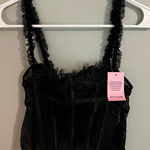 Pretty Little Thing Black Lace Top Photo 0