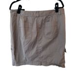 J.Jill Brown Cotton Blend Stretch Mini Skirt Cargo Pockets Women’s Size 12 Photo 1