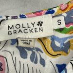 Molly Bracken  Dress Size‎ S Floral Paisley Tiered Maxi Long Sleeve Photo 6