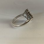 SOLID WHITE GOLD GENUINE DIAMOND .67 CTW INVISIBLE SET PRINCESS CUT RING (7) Photo 8