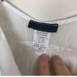 Anthropologie LEFT OF CENTER | White Asymmetrical Ruffle Gauze Top Sz XS Photo 6