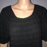Ann Taylor  Loft Top Womens Size Small Black Short Sleeve Shirt Photo 1