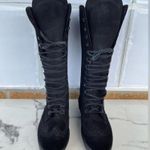 Tod's Gomminos combat moto style mid calf boots 6.5 Black Photo 1