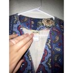 Womens Vintage Denim Vest Size Medium Blue Photo 2