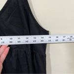 Anthropologie NWOT  Bow in the back long maxi  Dress black strappy size small Photo 3